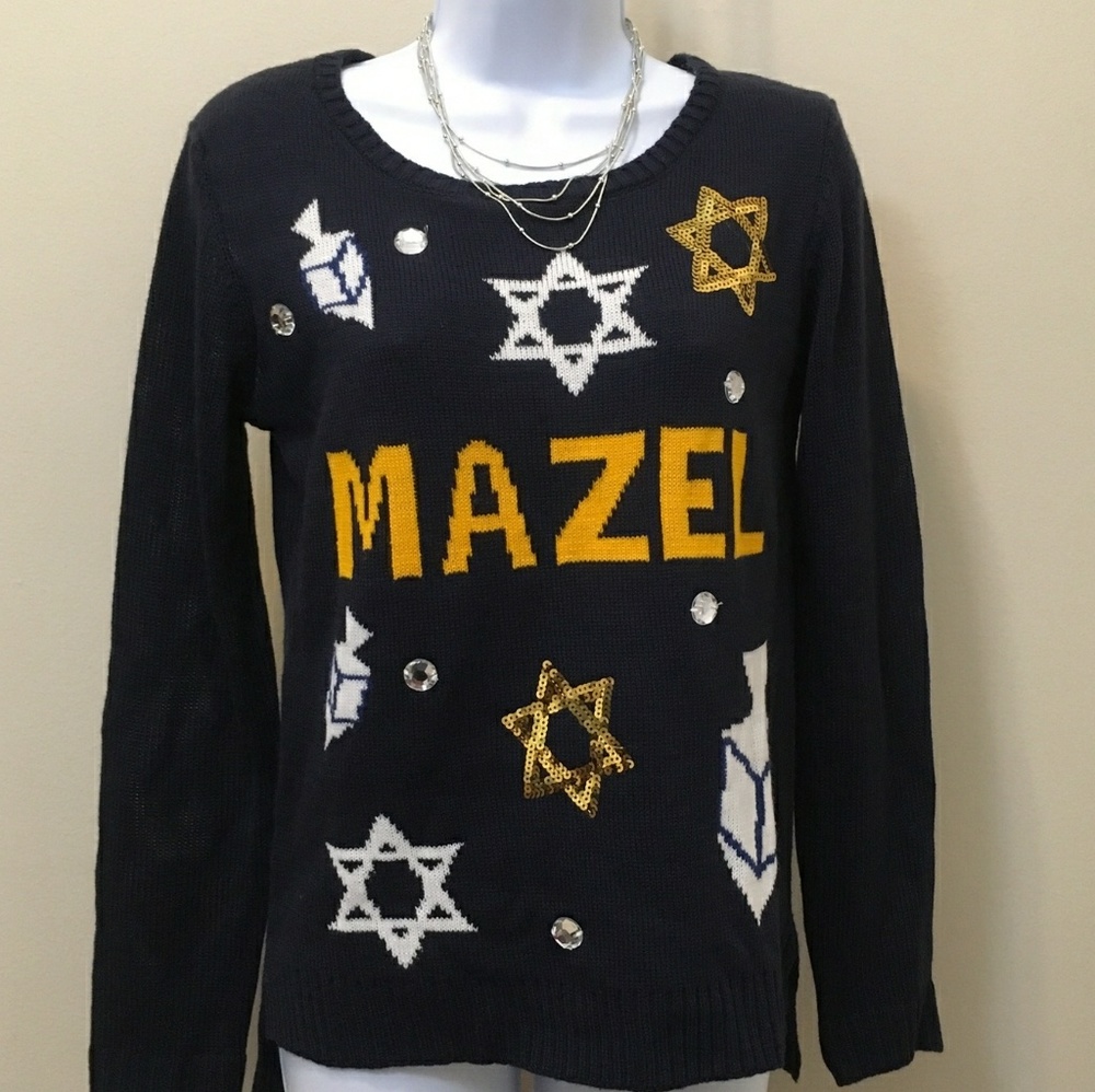 NWT Mazel Holiday Sweater / Ugly Sweater